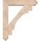 Ekena Millwork Merced Arts and Crafts Smooth Bracket w/ Offset Brace, Douglas Fir, 7 1/2"W x 38"D x 44"H BKT0806X38X44MRC03SDF - alternate 3